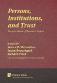 Persons, Institutions, and Trust