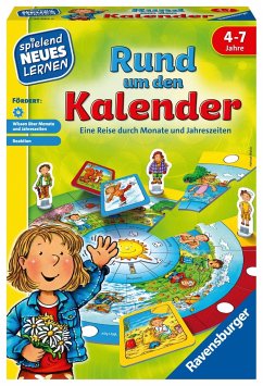 Ravensburger 24984 - Rund um den Kalender, Sammelspiel, Zuordnungsspiel, Familienspiel