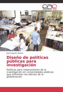 Diseño de políticas públicas para investigación - Augusto Rosero, José