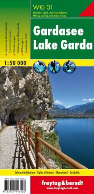Freytag & Berndt Wander-, Rad- und Freizeitkarte Gardasee. Lake Garda / Lago di Garda / Lac de Garde