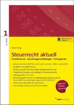 Cover Steuerrecht aktuell 1/2018