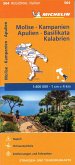 Michelin Karte Molise, Kampanien, Apulien, Basilikata, Kalabrien