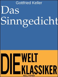 Das Sinngedicht (eBook, PDF) - Keller, Gottfried