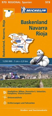 Michelin Karte Baskenland, Navarra, Rioja