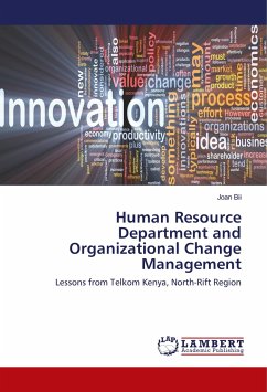 Cover Human Resource Department and Organizational Change Management