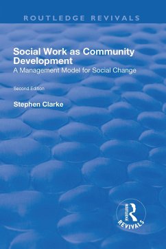 Social Work as Community Development - Clarke, Stephen