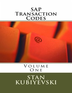 SAP Transaction Codes - Volume One (eBook, ePUB) - Kubiyevski, Stan