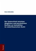 Der Unterschied zwischen dinglichen und persönlichen Rechten an Immobilien im südafrikanischen Recht