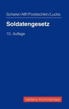 Soldatengesetz - Poretschkin, Alexander;Lucks, Ulrich;Scherer, Werner