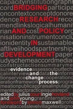 Bridging Research and Policy in Development (eBook, PDF) - Court, Julius