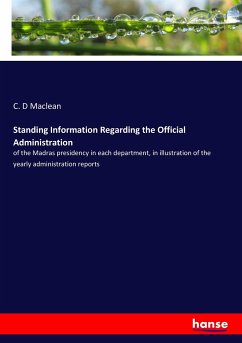Standing Information Regarding the Official Administration