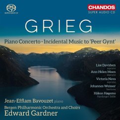 Peer Gynt-Suite/Klavierkonzert Op.16 - Davidsen/Moen/Bavouzet/Gardner/Bergen Po & Choirs