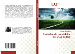 Obstacles à la justiciabilité des DESC en RDC - Kagina Senga, Benjamin