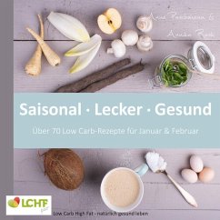 LCHF pur: Saisonal. Lecker. Gesund - über 70 Low Carb-Rezepte für Januar & Februar (eBook, ePUB)