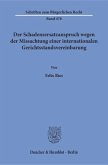 Der Schadensersatzanspruch wegen der Missachtung einer internationalen Gerichtsstandsvereinbarung.