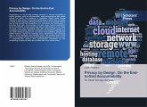 Privacy by Design: On the End-to-End Accountability Privacy by Design: On the End-to-End Accountability