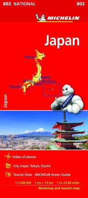 Japan National Map 802 - Michelin