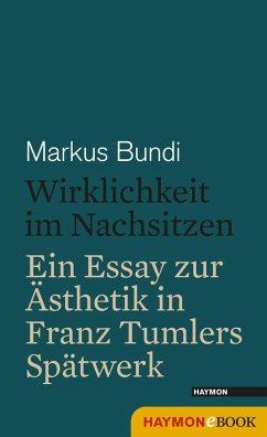 Wirklichkeit im Nachsitzen (eBook, ePUB) - Bundi, Markus