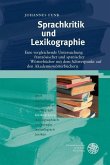 Sprachkritik und Lexikographie (eBook, PDF)