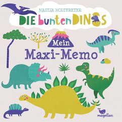 Die bunten Dinos - Mein Maxi-Memo (Kinderspiel)