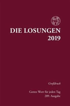 Die Losungen 2019, Großdruckausgabe