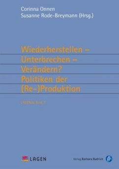 Wiederherstellen - Unterbrechen - Verändern? Politiken der (Re-)Produktion