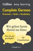 Easy Learning German Complete Grammar, Verbs and Vocabulary (3 books in 1) (eBook, ePUB)