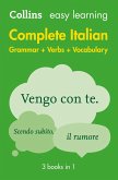 Easy Learning Italian Complete Grammar, Verbs and Vocabulary (3 books in 1) (eBook, ePUB)
