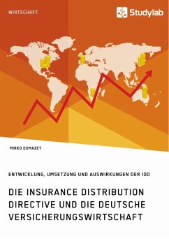 Die Insurance Distribution Directive und die deutsche Versicherungswirtschaft. Entwicklung, Umsetzung und Auswirkungen der IDD (eBook, ePUB)
