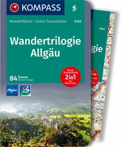 KOMPASS Wanderführer Wandertrilogie Allgäu, m. 1 Karte - Sänger, Michael