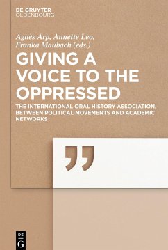 Giving a voice to the Oppressed? - Arp, Agnès;Leo, Annette;Maubach, Franka