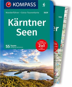 KOMPASS Wanderführer Kärntner Seen, m. 1 Karte - Heitzmann, Wolfgang