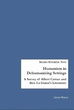 Humanism in Dehumanizing Settings - Toyi, Marie-Thérèse