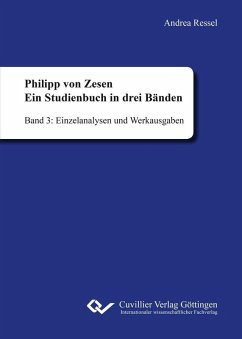 Cover Philipp von Zesen. Ein Studienbuch in drei Bänden (eBook, PDF)