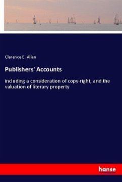 Publishers' Accounts - Allen, Clarence E.