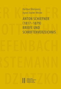 Anton Schiefner (1817-1879). Briefe und Schriftenverzeichnis (eBook, PDF) - Walravens, Hartmut; Stache-Weiske, Angela