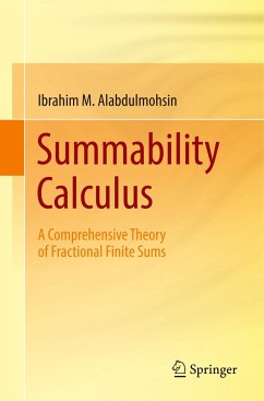 Summability Calculus - Alabdulmohsin, Ibrahim M.