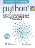 Python con aplicaciones a las matemáticas, ingeniería y finanzas