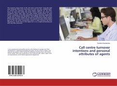 Call centre turnover intentions and personal attributes of agents