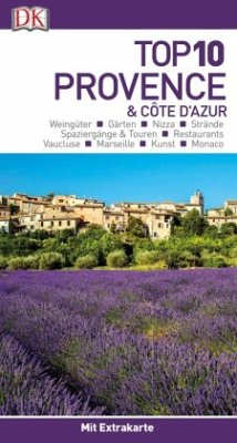 Top 10 Provence & Côte d'Azur, m. 1 Karte, m. 1 Beilage