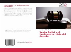 Xavier Zubiri y el fundamento reista del derecho