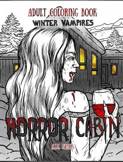 Adult Coloring Book Horror Cabin - Shah, A. M.