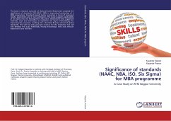 Significance of standards (NAAC, NBA, ISO, Six Sigma) for MBA programme