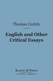 English and Other Critical Essays (Barnes & Noble Digital Library) (eBook, ePUB)