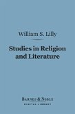 Studies in Religion and Literature (Barnes & Noble Digital Library) (eBook, ePUB)