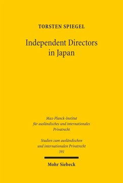 Independent Directors in Japan (eBook, PDF) - Spiegel, Torsten