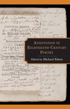 Cover Annotation in Eighteenth-Century Poetry (eBook, ePUB)