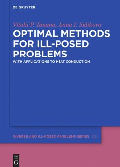 Optimal Methods for Ill-Posed Problems - Tanana, Vitalii P.;Sidikova, Anna I.