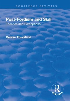 Cover Post-Fordism and Skill (eBook, ePUB)