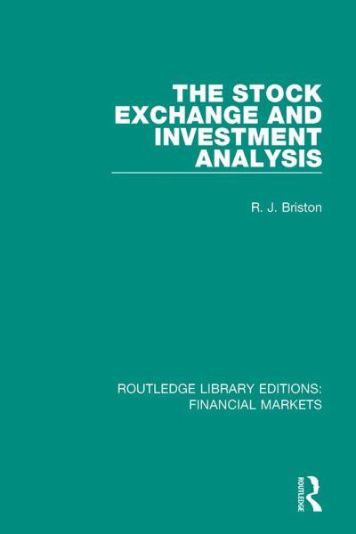 The Stock Exchange and Investment Analysis (eBook, PDF)